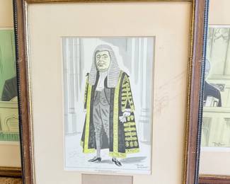 set of Jantique judge etchings