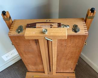 artist's box and tripod