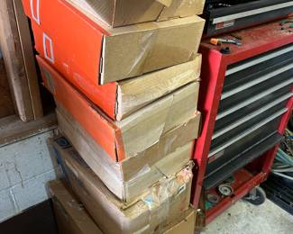 Boxes and boxes of early Rolling Stones newspapers - see previous photos