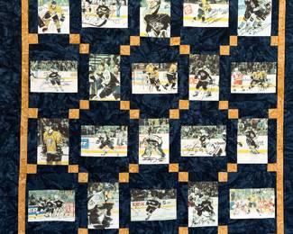 Predators 2006-2007 team signed photo quilt