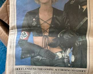 Boxes of old Rolling Stone newspapers