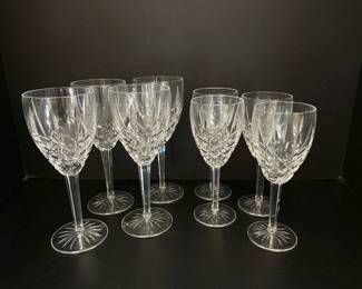 Lot 249 Waterford Crystal Araglin Wine Glasses