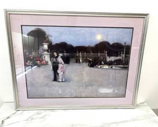 Lot 693 In the Luxembourg Gardens  John Singer Sargent Art Print