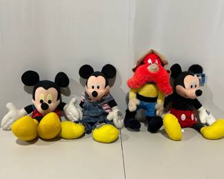 Lot 5029 Disney Mickey Mouse Large Plush Toys