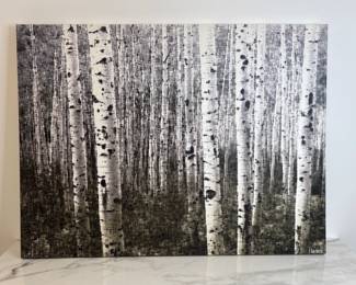 Lot 692 Parvez Taj Pixelated Canvas Aspen Highlands