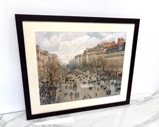 Lot 674 Camille Pissarro Boulevard Montmartre Reproduction Art Print