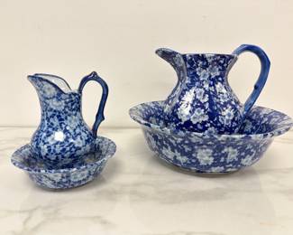 Lot 508 Vintage Victoria Ware Ironstone Pitcher and Bowls