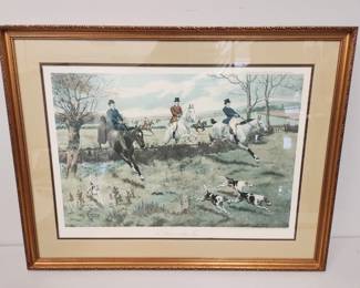 Lot 678 G.D. Rowlandson  A Business Like Trio  Horse Equestrian Art Print