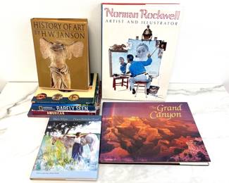 Lot 204 Vintage Art  Coffee Table Books