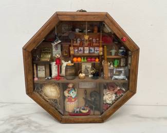 Lot 510 Vintage Display of Miniatures