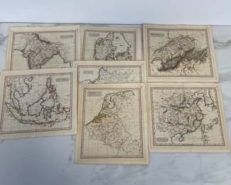 Lot 369 Vintage Old World Map Art  Disbound