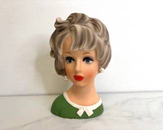 Lot 276 Vintage Relpo Lady Head Vase