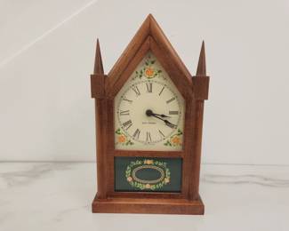 Lot 197 Seth Thomas Clocks Vintage SharonEcho Steeple Mantle Clock