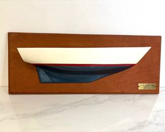 Lot 277 Vintage Cape Dory 28 Forever Girl 3D Boat Art