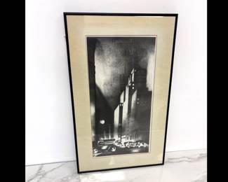 Lot 700 Louis Lozowick 57th Street Rubber Center Art Print