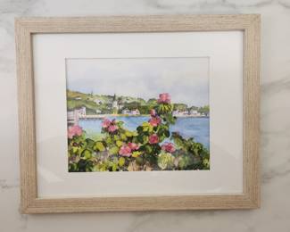 Lot 189 K Kulovchick Watercolor Landscape Art Print