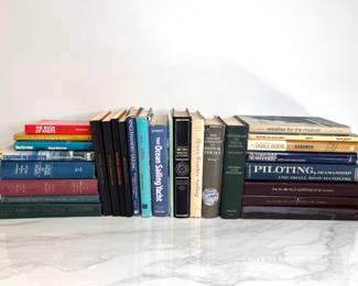 Lot 319 Vintage Nautical Marine Sailing Books