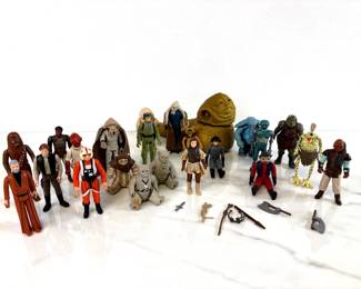 Lot 425 Vintage Toys Star Wars Action Figures AS IS
