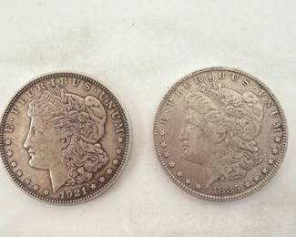 Lot 434 1885  1921 Morgan Silver Dollar US Coins