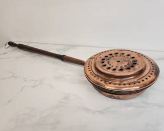 Lot 311 Antique Copper Bed Warmer