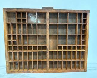 Lot 403 Vintage Hamilton Printer Tray Miniature Display Rack