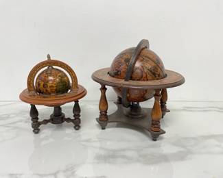 Lot 520 Vintage Italian Zodiac Desktop Globes