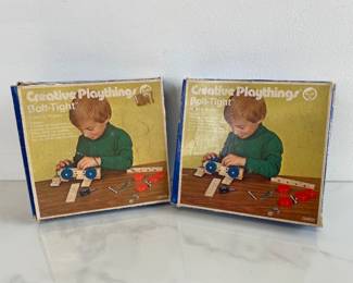 Lot 395 Vintage Creative Playthings BoltTight Toys