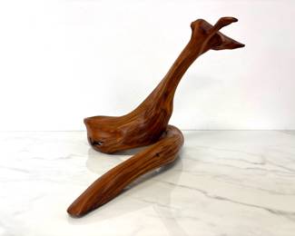 Lot 580 Natural Wood Sculpture