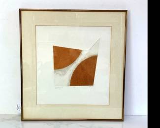 Lot 417 Abstract Art Symphony III Signed Howe  Artist Proof