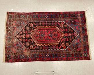 Lot 585 Vintage Persian Hand Knotted Tribal Rug