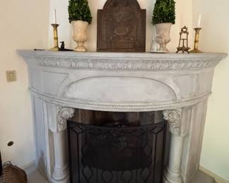 Cast Iron Fireback Plaque