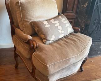 Upholstered Bergere Chair