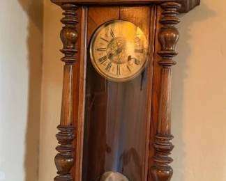 Gustav Becker Regulator Wall Clock, Vienna