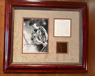 Signed Payne Stewart Memorabilia