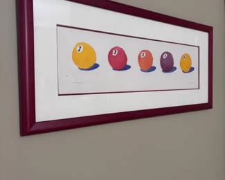 Framed Pac-Man art print