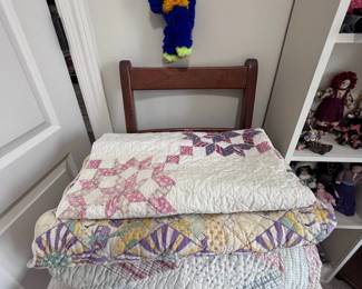 Vintage handmade quilts
