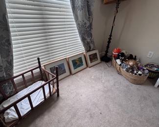 Daybed and collectibles