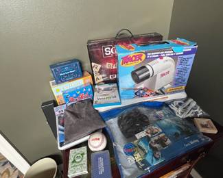 Board games, Tracer projector, Wii Fit U