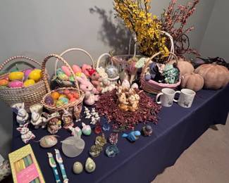 Easter decorations and spring decor