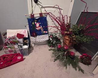 Holiday garland and decorations