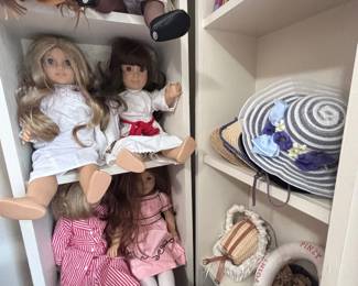 American Girl dolls and accessories