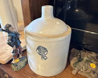 Buckeye Pottery Blue Ribbon Jug 