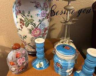 Chinoiserie Style Ceramic Table Lamp