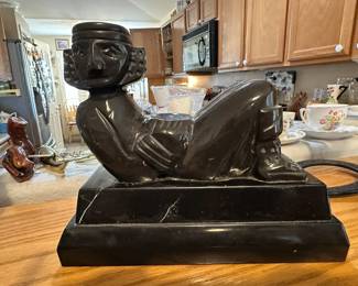 Onyx Chac Mool Statue