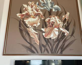 1970s Floral Print by Antoinette Letterman 