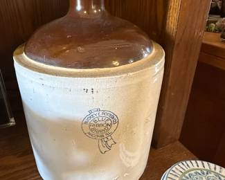 Buckeye Pottery Blue Ribbon Jug 