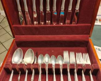 Beautiful sterling Silver flat wear set