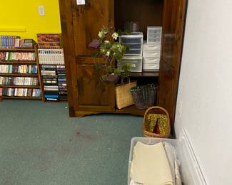 Beautiful wood armoire