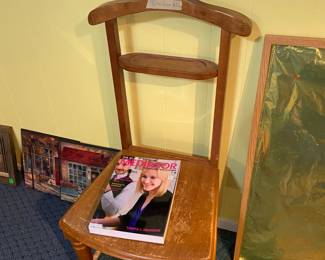 Vintage butler chair