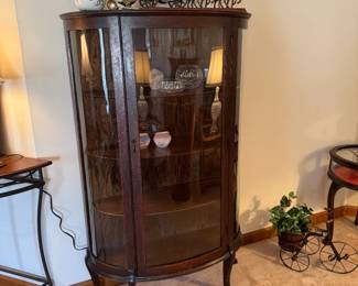 Antique curio is 35x13x56”